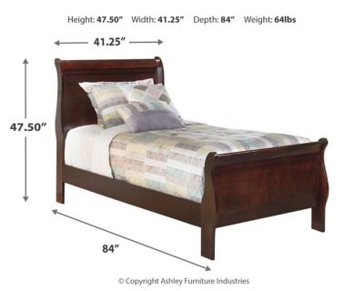 Alisdair Twin Sleigh Bed and Dresser - Image 5