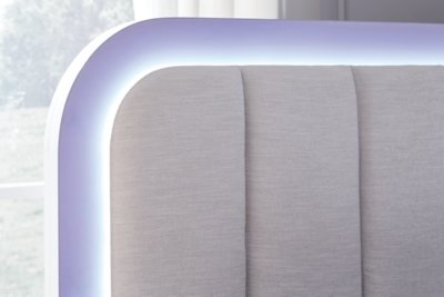 Stenluxe King Upholstered Panel Bed - Image 6