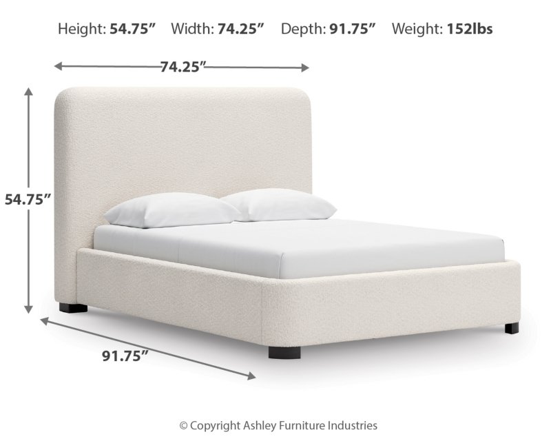 Brandinlane Queen Upholstered Bed - Image 5