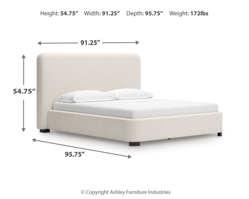 Brandinlane California King Upholstered Bed - Image 5
