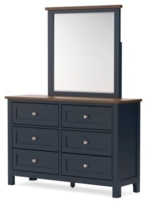 Landocken Twin Panel Headboard, Dresser and Mirror - Image 8