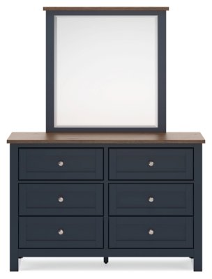 Landocken Full Panel Headboard, Dresser and Mirror - Image 4
