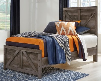 Wynnlow Twin Crossbuck Panel Bed - Image 3