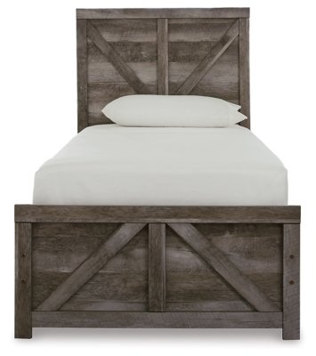 Wynnlow Twin Crossbuck Panel Bed - Image 7