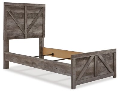 Wynnlow Twin Crossbuck Panel Bed - Image 6