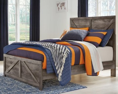 Wynnlow Full Crossbuck Panel Bed - Image 3