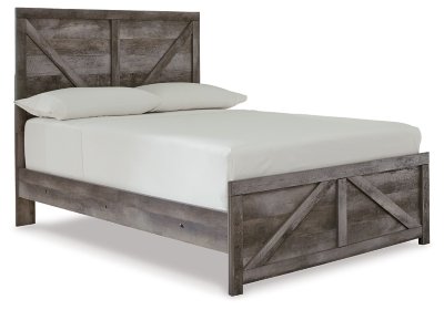 Wynnlow Full Crossbuck Panel Bed and 2 Chests - Image 4