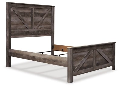 Wynnlow Queen Crossbuck Panel Bed, Dresser, Mirror and Chest - Image 6