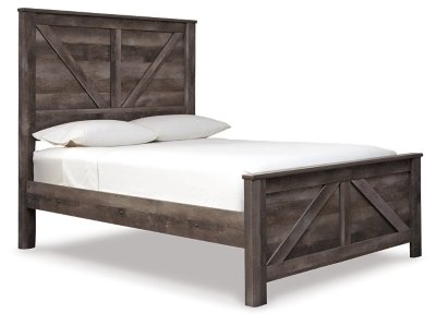 Wynnlow Queen Crossbuck Panel Bed, Chest and Nightstand - Image 4