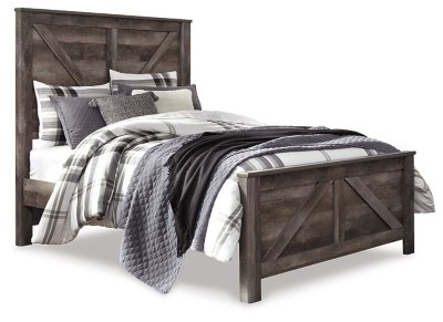 Wynnlow Queen Crossbuck Panel Bed, Dresser, Mirror, and Nightstand - Image 3