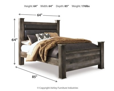 Wynnlow Queen Poster Bed, Chest and 2 Nightstands - Image 5