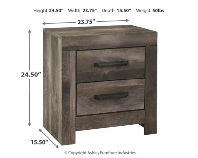 Wynnlow Queen Panel Bed with Mirrored Dresser and Nightstand - Image 8