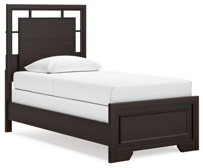 Covetown Twin Panel Bed, Dresser and Mirror - Image 9