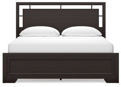 Covetown California King Panel Bed, Dresser and Mirror - Image 11