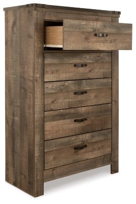 Trinell Queen Panel Headboard, Dresser, Mirror, Chest and Nightstand - Image 5