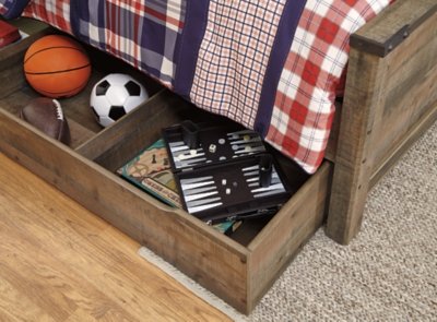 Trinell Twin Bookcase Bed with 1 Large Storage Drawer - Image 5