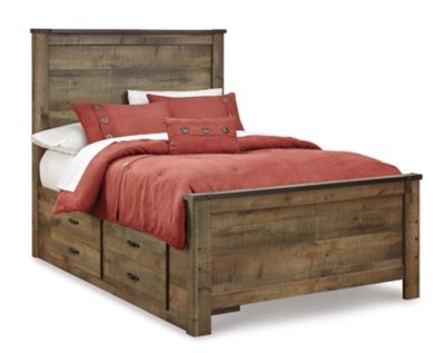 Trinell Full Panel Bed with 2 Storage Drawers - Image 3