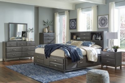 Caitbrook Queen Storage Bed, Dresser, Chest and 2 Nightstands - Image 11