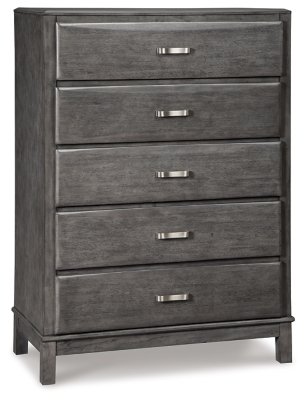 Caitbrook Queen Storage Bed, Dresser, Mirror, Chest and Nightstand - Image 5