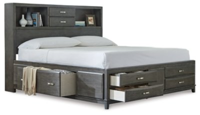 Caitbrook King Storage Bed, Dresser, Mirror and 2 Nightstands - Image 4