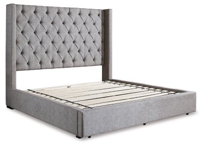 Sorinella King Upholstered Bed with 1 Large Storage Drawer - Image 4