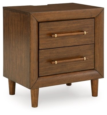 Lyncott Queen Upholstered Bed, Dresser, Mirror and Nightstand - Image 7
