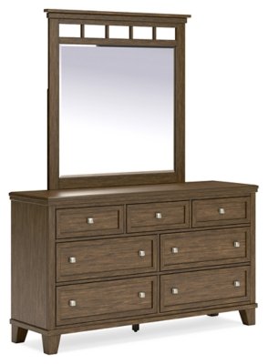 Shawbeck King Panel Bed, Dresser and Mirror - Image 3