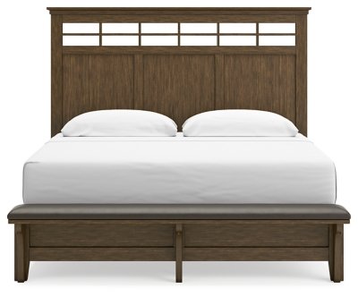 Shawbeck King Panel Bed, Dresser, Mirror and Nightstand - Image 9