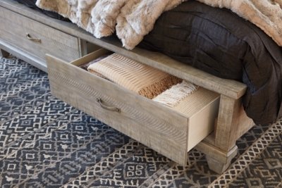Naydell California King Panel Bed with 2 Storage Drawers - Image 7