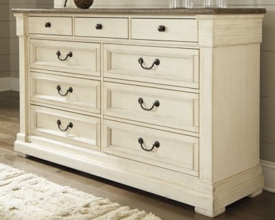 Bolanburg California King Panel Bed, Dresser, Mirror and Chest - Image 9