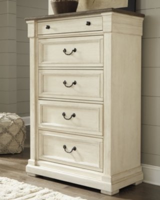 Bolanburg California King Panel Bed, Dresser, Mirror, Chest and 2 Nightstands - Image 13