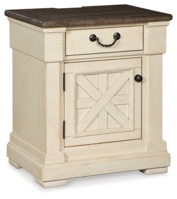 Bolanburg California King Panel Bed, Dresser, Mirror, Chest and 2 Nightstands - Image 4