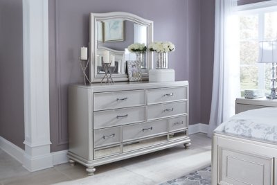 Coralayne Dresser, Mirror, and 2 Chest of Drawers - Image 9