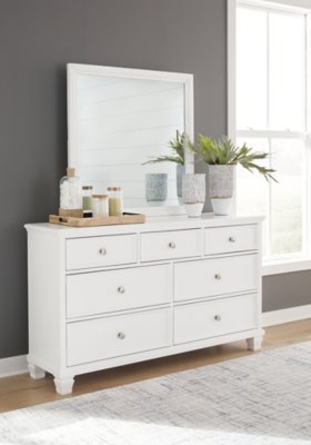 Fortman King Panel Bed, Dresser, Mirror and Nightstand - Image 23