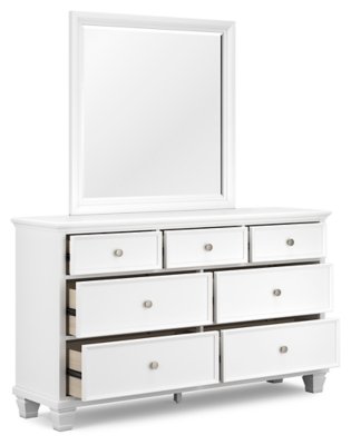 Fortman Twin Panel Bed, Dresser and Mirror - Image 4