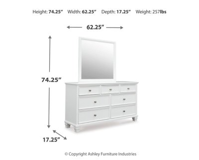 Fortman Full Panel Bed, Dresser and Mirror - Image 12