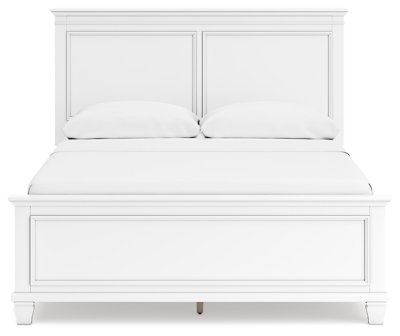 Fortman Queen Panel Bed, Dresser, Mirror and 2 Nightstands - Image 9