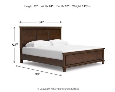 Danabrin California King Panel Bed, Dresser and Mirror - Image 13