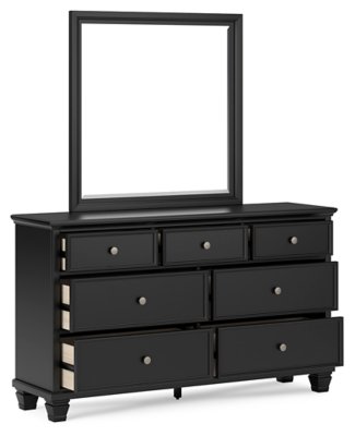 Lanolee Dresser and Mirror - Image 4