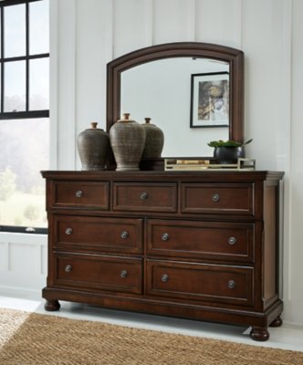 Porter King Sleigh Bed, Dresser, Mirror, Chest and Nightstand - Image 19