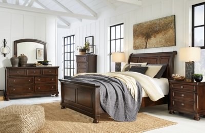 Porter Queen Sleigh Bed, Dresser, Mirror, Chest and Nightstand - Image 18