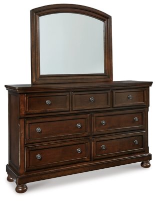 Porter California King Sleigh Bed, Dresser, Mirror and Nightstand - Image 3