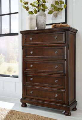 Porter Queen Sleigh Bed, Dresser, Mirror, Chest and Nightstand - Image 22