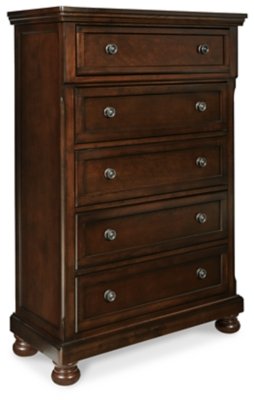 Porter King Sleigh Bed, Dresser, Mirror, Chest and Nightstand - Image 7