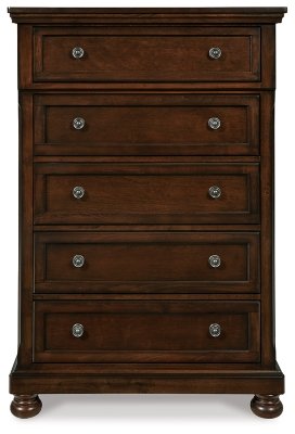 Porter Queen Sleigh Bed, Dresser, Mirror, Chest and Nightstand - Image 4