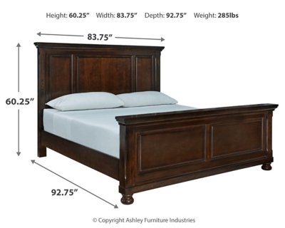 Porter California King Panel Bed, Dresser, Mirror, Chest and 2 Nightstands - Image 17