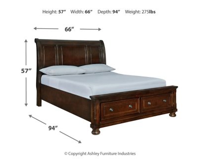 Porter Queen Sleigh Bed, Dresser, Mirror, Chest and Nightstand - Image 15