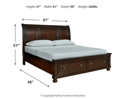 Porter California King Sleigh Bed, Dresser, Mirror and Nightstand - Image 14