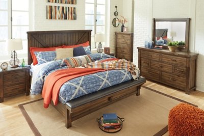 Lakeleigh King Panel Bed with Upholstered Bench - Image 5