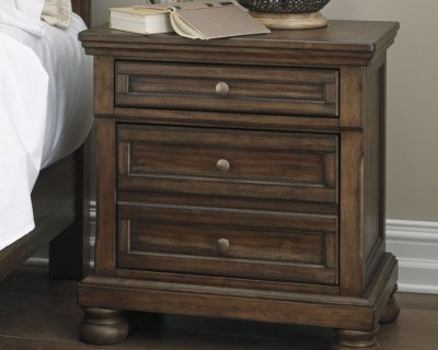 Flynnter King Panel Bed, Dresser, Mirror, and Nightstand - Image 11